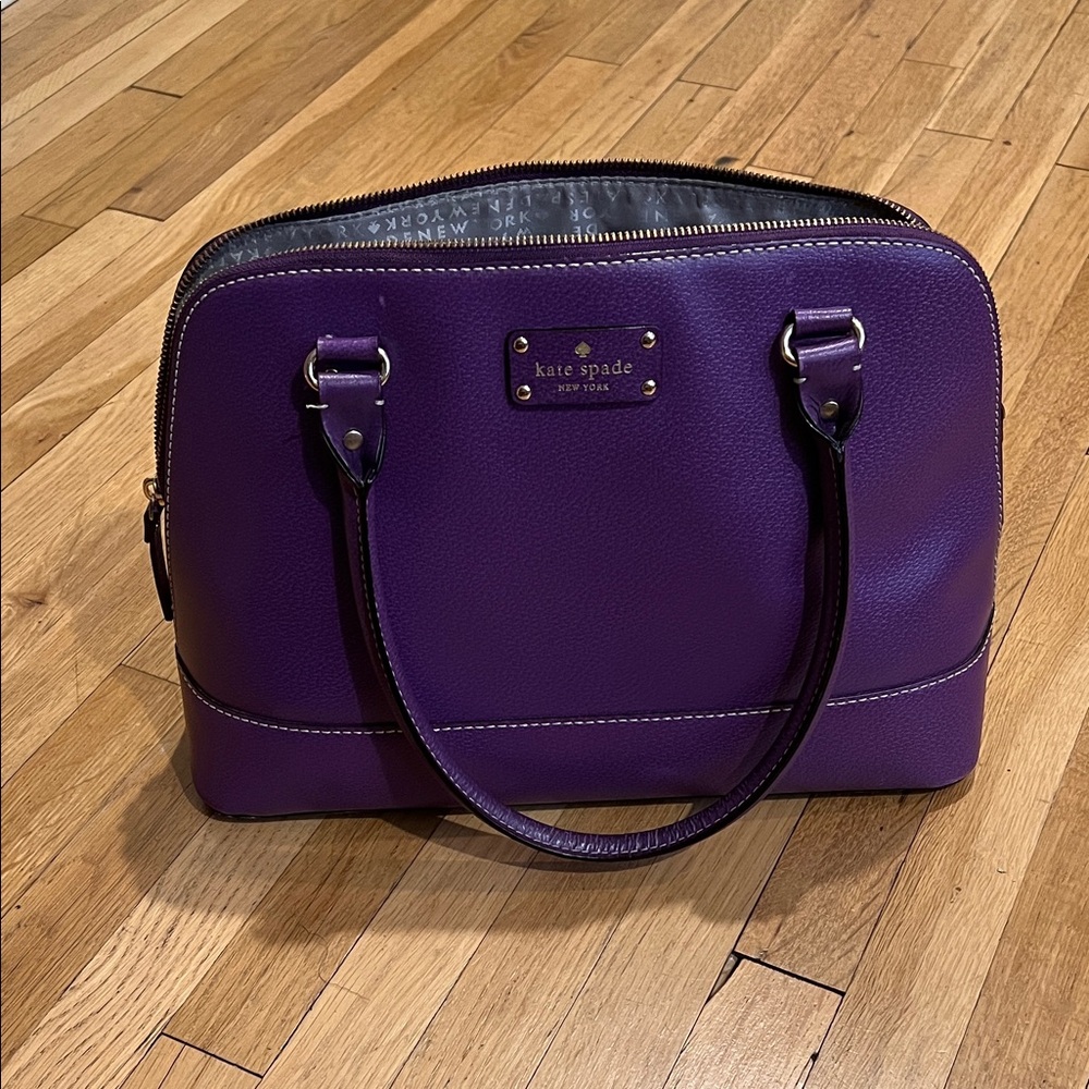 Kate Spade Wellesley Rachelle Purple Handbag